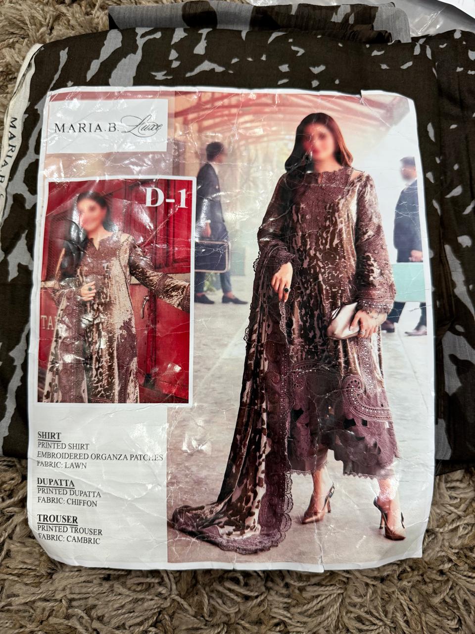 Maria.B Winter Luxe Winter Collection 24-D1 MASTER REPLICA