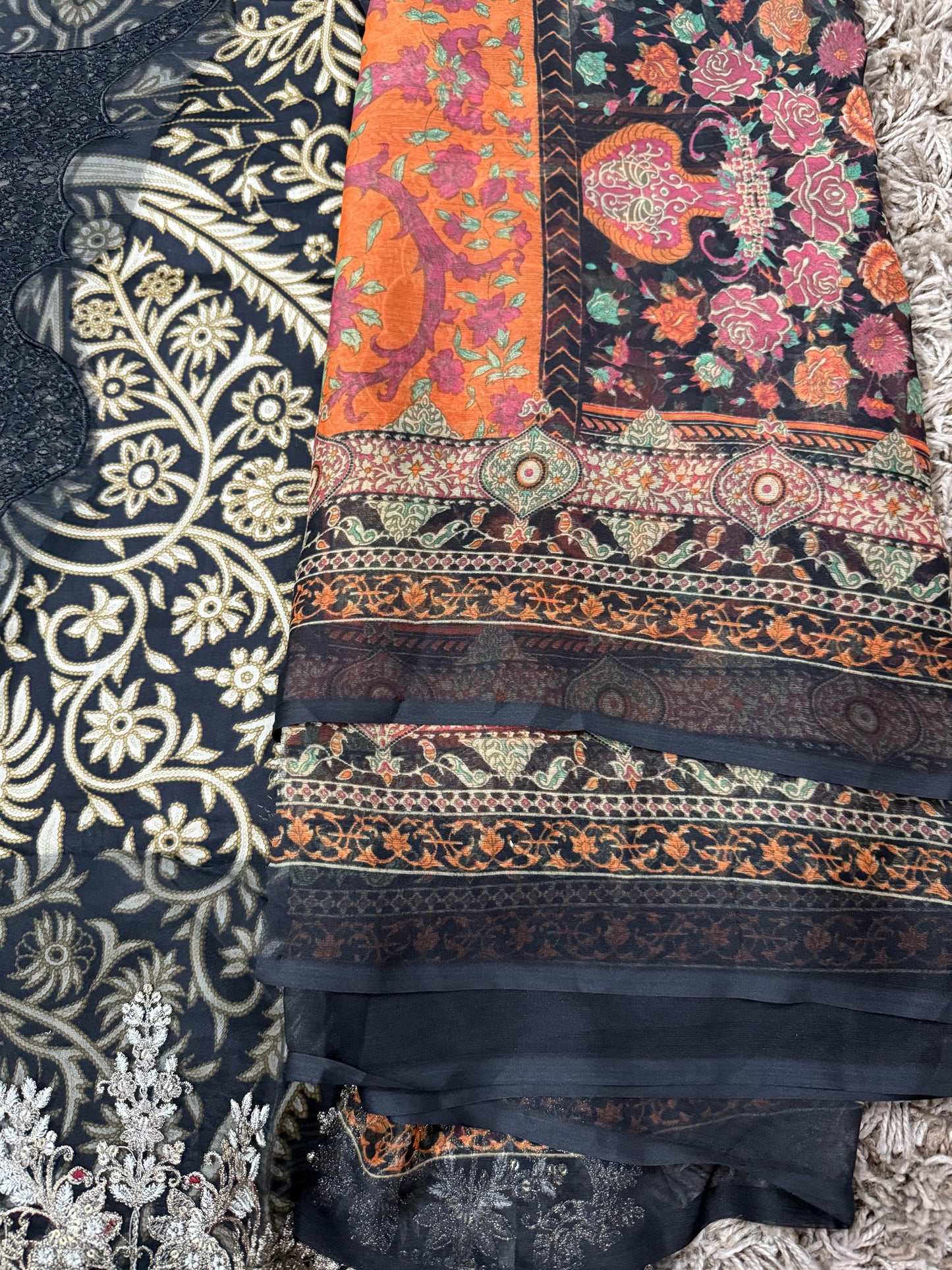 MARIA.B 3 Piece Unstitched Printed Lawn Suit Master Replica