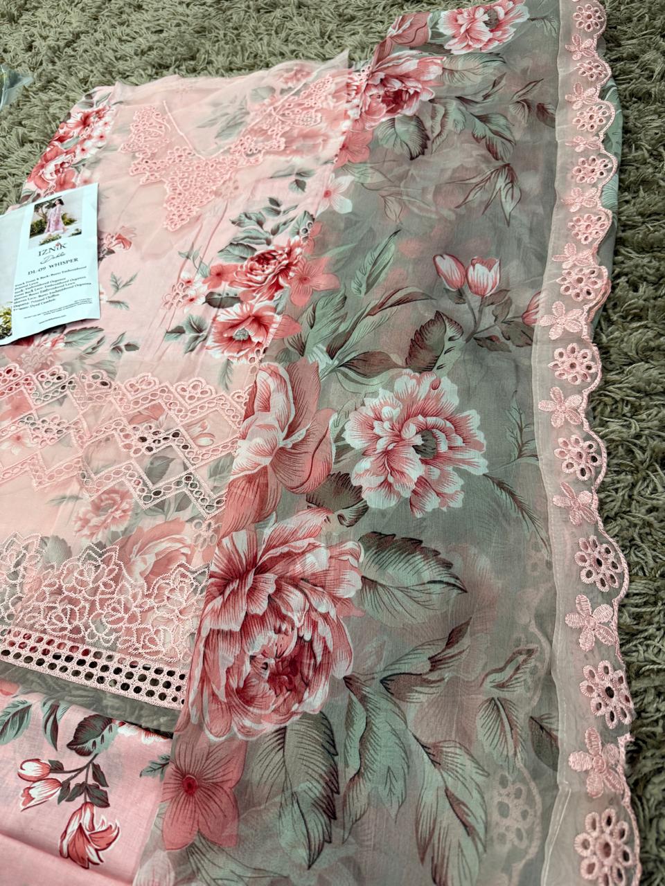Iznik DL-09 - Unstitched - Dahlia Summer Collection by Iznik 2024 MASTER REPLICA