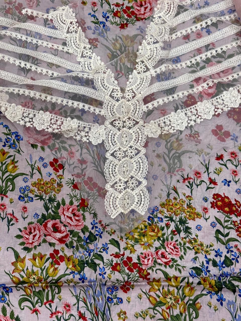 M Prints by Maria B Embroidered Suits Unstitched 3 Piece 7A ***Master replica***