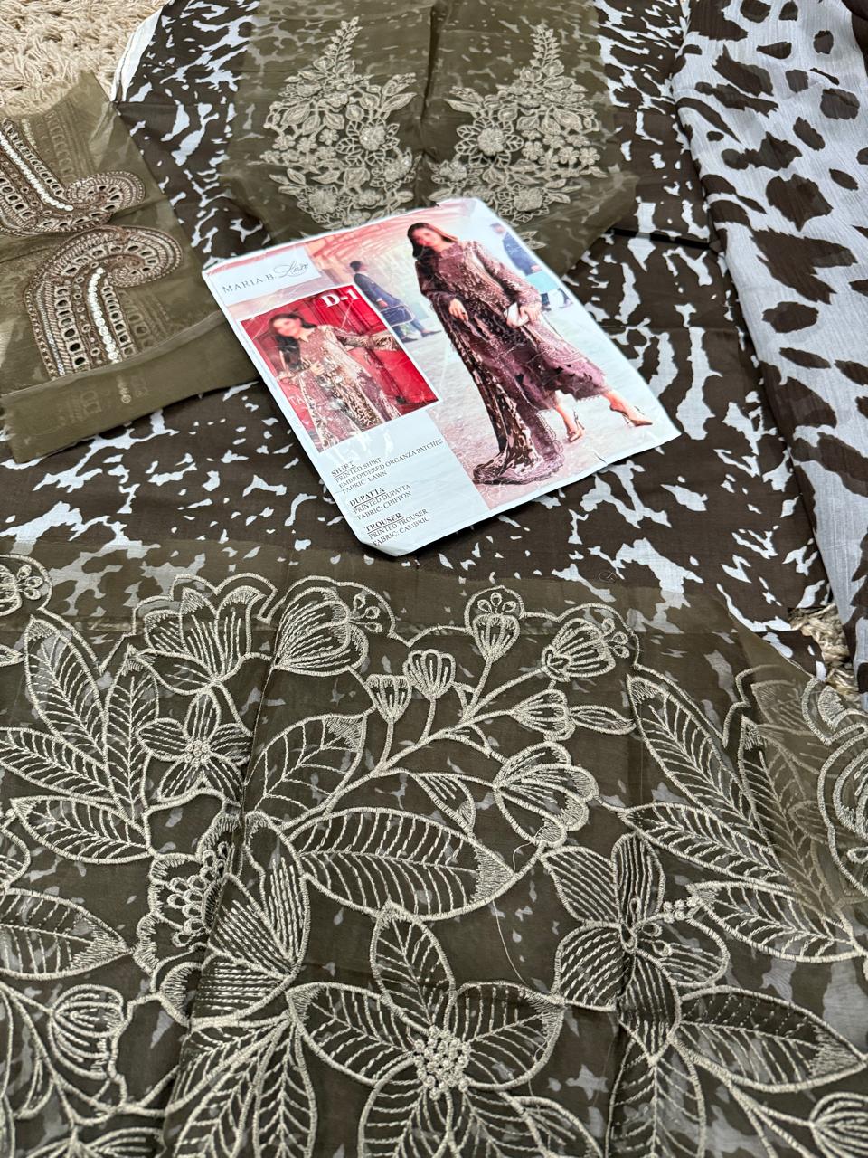 Maria.B Winter Luxe Winter Collection 24-D1 MASTER REPLICA
