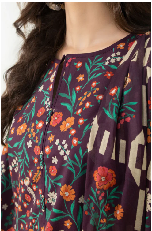U3P-DY23V4-24WS Unstitched Printed Lawn Collection 2025 Volume-04 by Sapphire