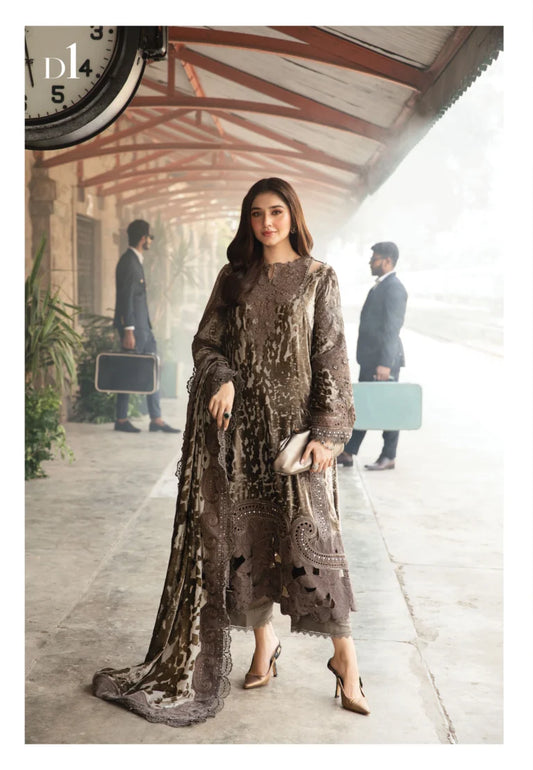 Maria.B Winter Luxe Winter Collection 24-D1 MASTER REPLICA