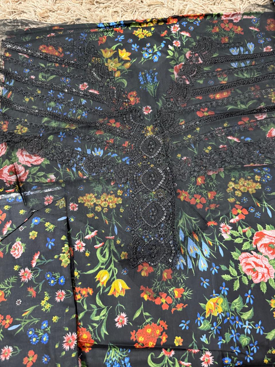 MARIA B Mprints Unstitched Lawn Collection 2025 | Spring Summer | 7B MASTER REPLICA