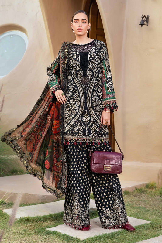 MARIA.B 3 Piece Unstitched Printed Lawn Suit Master Replica